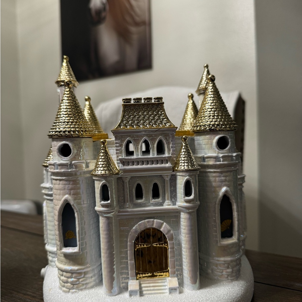 SOLD Bath & Body Works Gold and Silver Castle candle holder 2026